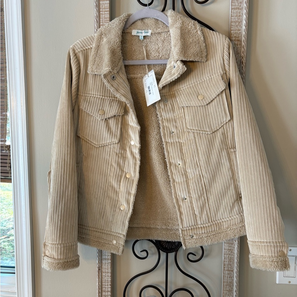 Tan Corduroy Jacket